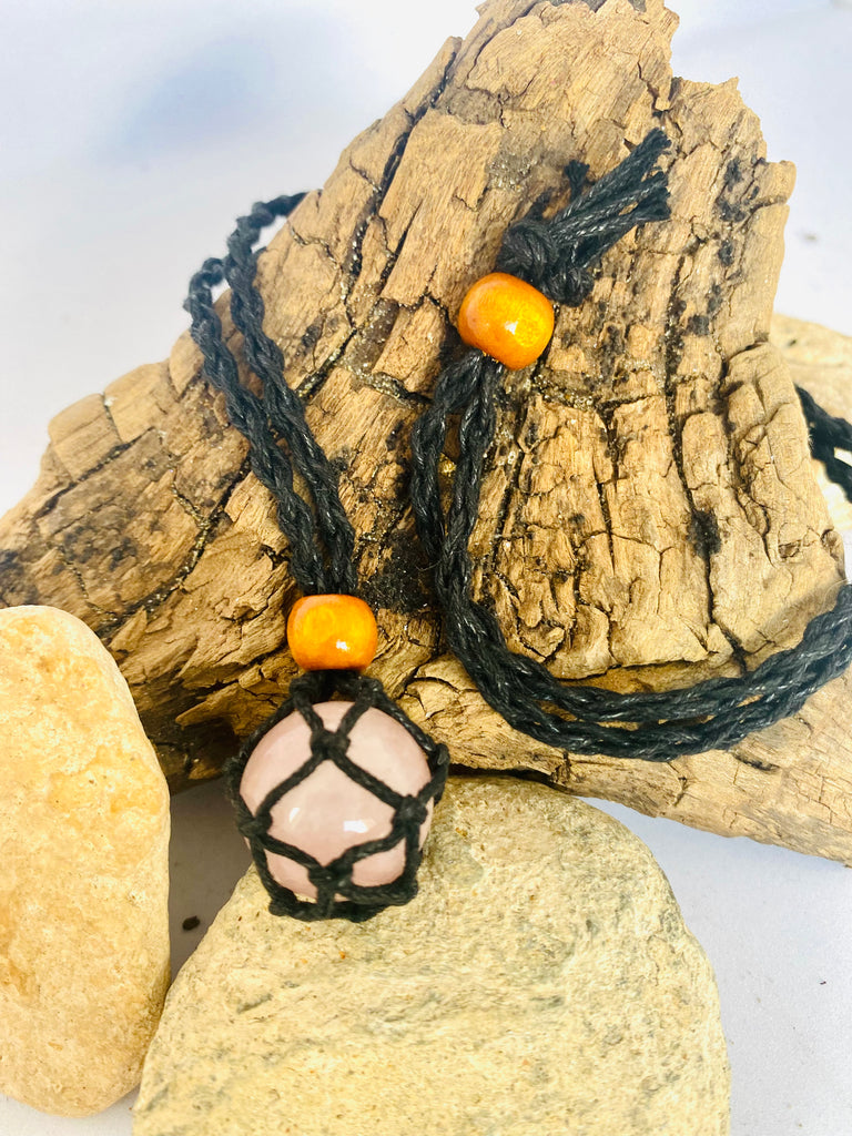 Rock shop holder necklace